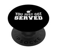 You Just Got Served - Tennis Amusant PopSockets PopGrip Adhésif
