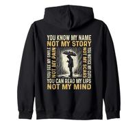 You Know My Name Not My Story Vintage Rain Graphic Funny Sweat à Capuche