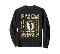 You Know My Name Not My Story Vintage Rain Graphic Funny Sweatshirt