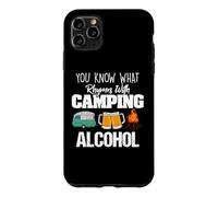 You Know What Rhymes with Camping Alcohol Lover Coque pour iPhone 11 Pro Max