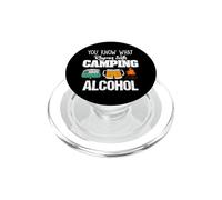 You Know What Rhymes with Camping Alcohol Lover PopSockets PopGrip pour MagSafe