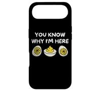 You Know Why I'm Here Funny Foodie Deviled Eggs Men Women Coque pour iPhone Air