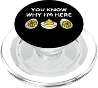 You Know Why I'm Here Funny Foodie Deviled Eggs Men Women PopSockets PopGrip pour MagSafe