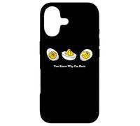 You Know Why I'm Here, Retro Thanksgiving Dinner Deviled Egg Coque pour iPhone 17