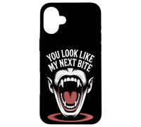 You Look Like My Next Bite Fête de Flirt Vampire - Coque pour iPhone 16 Plus
