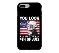You Look Like The 4th of July Funny Geroje Washington Coque pour iPhone 7 Plus/8 Plus