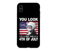 You Look Like The 4th of July Funny Geroje Washington Coque pour iPhone XS Max