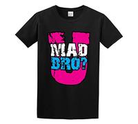 You Mad Bro Mens T-Shirt Black Tees Unisex Shirt XL