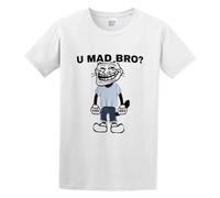 You Mad Bro Mens T-Shirt White Tees Unisex Shirt S