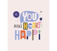 You Make Hearts Happy: A Lined Composition Book: 110-Page Notebook with Inspiring Quote | Perfect for School, Journaling, or as a Gift for Kids, Teens, and Adults