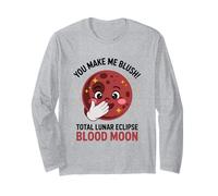 You Make Me Blush Éclipse Lunaire Totale Sang Lune Terre Soleil Manche Longue