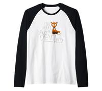 You Make Me Fox Devils Wild Fox Humour Manche Raglan