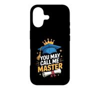 You May Call Me Master Graduate Humour Funny Graduation Coque pour iPhone 17