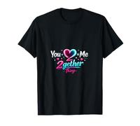 You + Me 2gether Thing Neon Heart Couple Humour T-Shirt