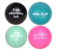 You Need to Calm Down, in My Stressed Out Era, Shake It Off, I Did Something Bad, Lot de 4 balles de stress Taylor inspirées de l'album 5,7 cm