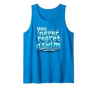 You Never Regret A Swim Swimmers Motivational Débardeur