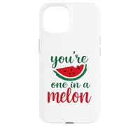 You’re One in a Melon Juicy Pun Design Ripe with Personality Coque pour iPhone 15