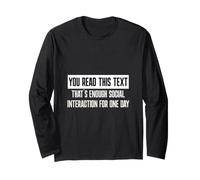 You Read This Text That's Enough Social Interaction Today Manche Longue
