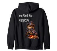 You Shall Not PSPSPSPS, Cute Wizard Costume Cat Sweat à Capuche