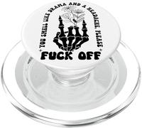 You Smell Like Drama a Headache Go Away F Off Middle Finger PopSockets PopGrip pour MagSafe