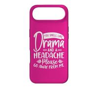 You Smell Like Drame and a Headache Sarcasm Humour Design Coque pour iPhone Air