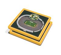 You The Fan 3D Stadium Coasters Green Bay Packers Standard