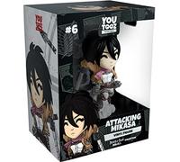 Youtooz Figurine de Mikasa Attaquant Mikasa, 13 cm - Figurine en Vinyle de Collection Mikasa Ackerman de l'Attaque des Titans par Youtooz