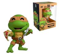 You Tooz Figurine en Vinyle Michelangelo de 10,7 cm - Collection Tortues Ninja de Michelangelo - Collection Teenage Mutant Ninja Turtles