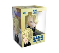 Youtooz Figurine One Piece Sanji Bleu Blanc Noir Or 12 cm