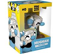 Youtooz Mugman Figurine en Vinyle, Figurine d'action Mugman, Cuphead et Mugman Jouets en Vinyle - Collection Youtooz Cuphead basée sur Les Jeux Cuphead