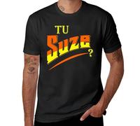 You tu suze T-Shirt Oversized t Shirts Black t Shirt Aesthetic Clothes Mens Graphic t-Shirts Hip hop