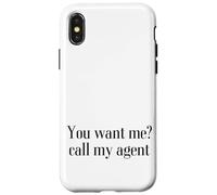 You Want me? Call My Agent Coque pour iPhone X/XS