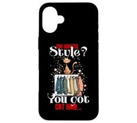 You Wanted Style? You got Cat Hair Coque pour iPhone 16 Plus