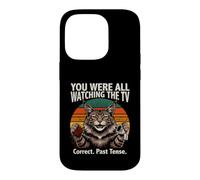 You Were All Watching The TV Correct Passé Tense Coque pour iPhone 14 Pro