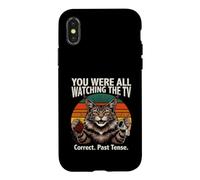 You Were All Watching The TV Correct Passé Tense Coque pour iPhone X/XS