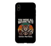 You Were All Watching The TV Correct Passé Tense Coque pour iPhone XS Max