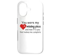 You Were My Missing Puzzle Piece Valentine Couple Love Heart Coque pour iPhone 17