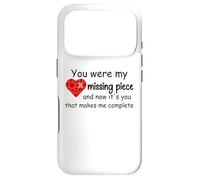 You Were My Missing Puzzle Piece Valentine Couple Love Heart Coque pour iPhone 17 Pro