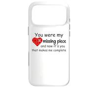 You Were My Missing Puzzle Piece Valentine Couple Love Heart Coque pour iPhone 17 Pro Max