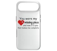 You Were My Missing Puzzle Piece Valentine Couple Love Heart Coque pour iPhone Air