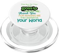 You Who Gossip About Me Funny Adult Hilarious Friend Gift PopSockets PopGrip pour MagSafe