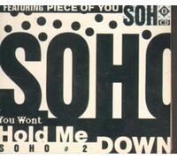 YOU WON'T HOLD ME DOWN CD UK HEDD 1988 4 TRACK IN GATEFOLD CARD SLEEVE B/W HARLEY DAVIDSON MIX, MORE OF A MAN AND PIECE OF YOU (HEDDCD3)