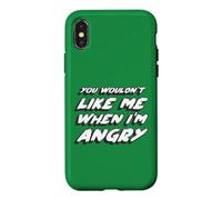You Wouldn't Like me When I'm Angry | 70's Retro Coque pour iPhone X/XS