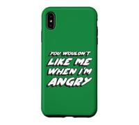 You Wouldn't Like me When I'm Angry | 70's Retro Coque pour iPhone XS Max