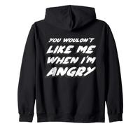 You Wouldn't Like me When I'm Angry | 70's Retro Sweat à Capuche