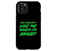 You Wouldn't Like me When I'm Angry | Rétro des années 1970 Coque pour iPhone 11 Pro