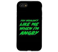 You Wouldn't Like me When I'm Angry | Rétro des années 1970 Coque pour iPhone SE (2020) / 7/8