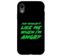 You Wouldn't Like me When I'm Angry | Rétro des années 1970 Coque pour iPhone XR