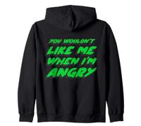 You Wouldn't Like me When I'm Angry | Rétro des années 1970 Sweat à Capuche