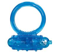You2Toys - anneau pénien vibrant en silicone - bleu
